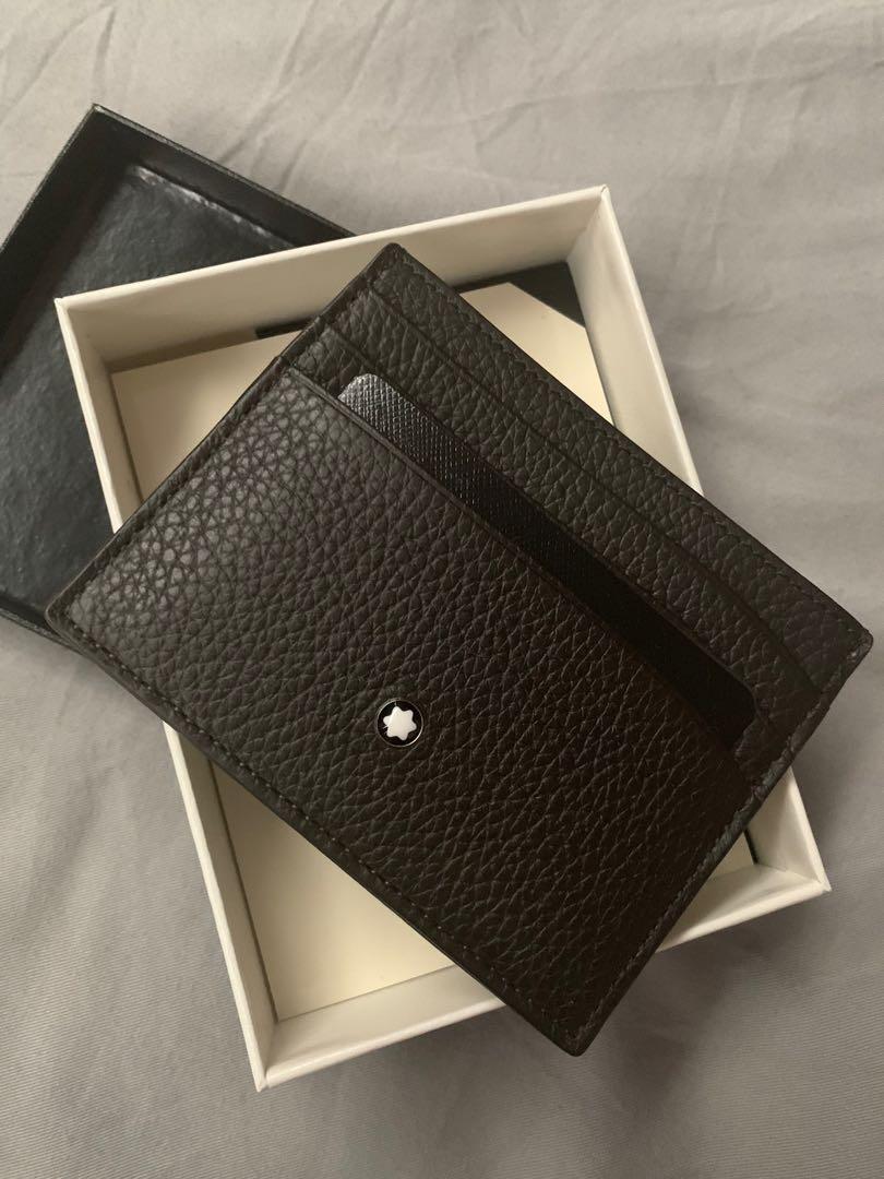 Mont Blanc Meisterstuck soft grain credit card holder