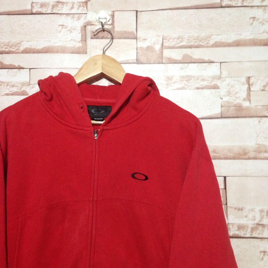 Oakley Zipup Red Jacket On Carousell