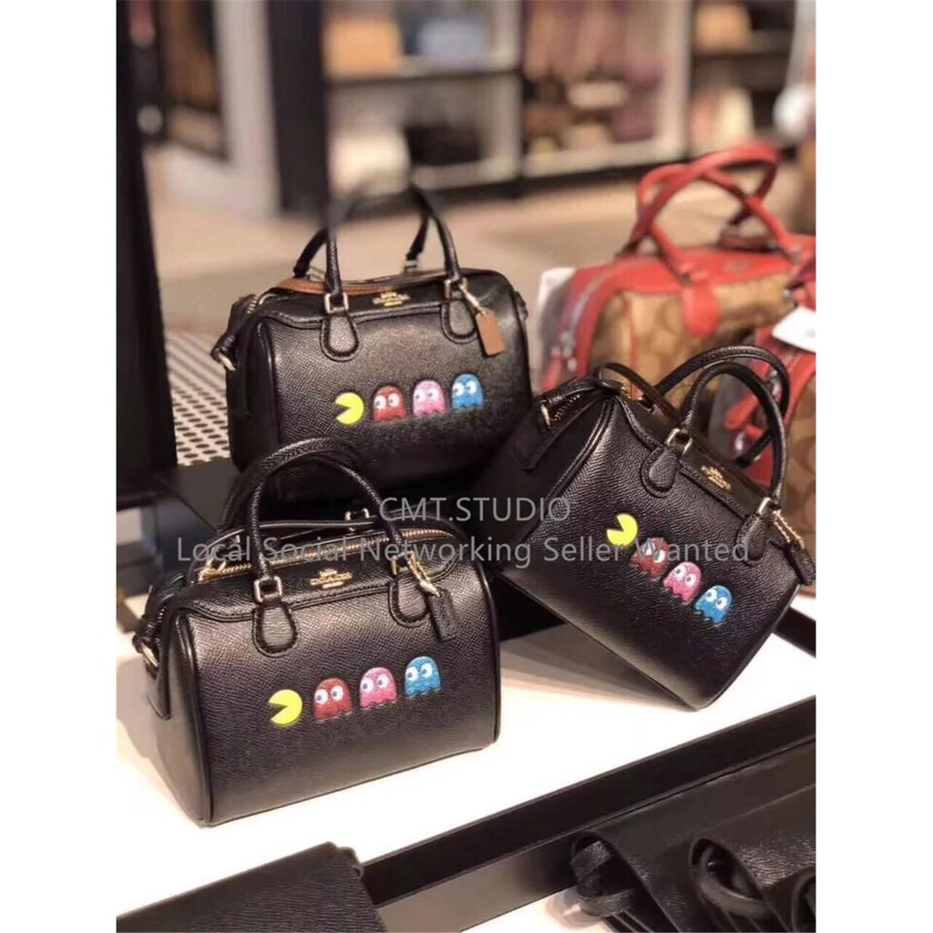 Original Coach 72906 Micro Bennett Satchel Beg Pac Man Animation