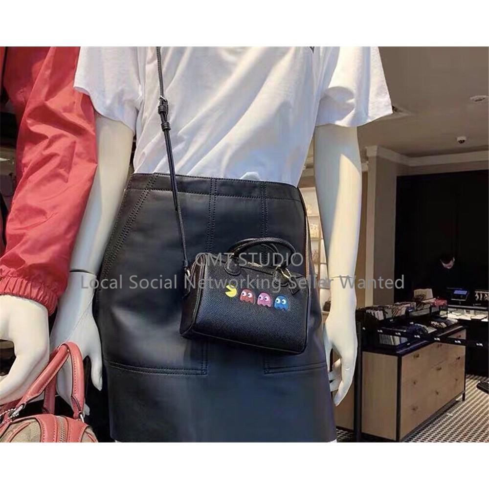 Original Coach 72906 Micro Bennett Satchel Beg Pac Man Animation