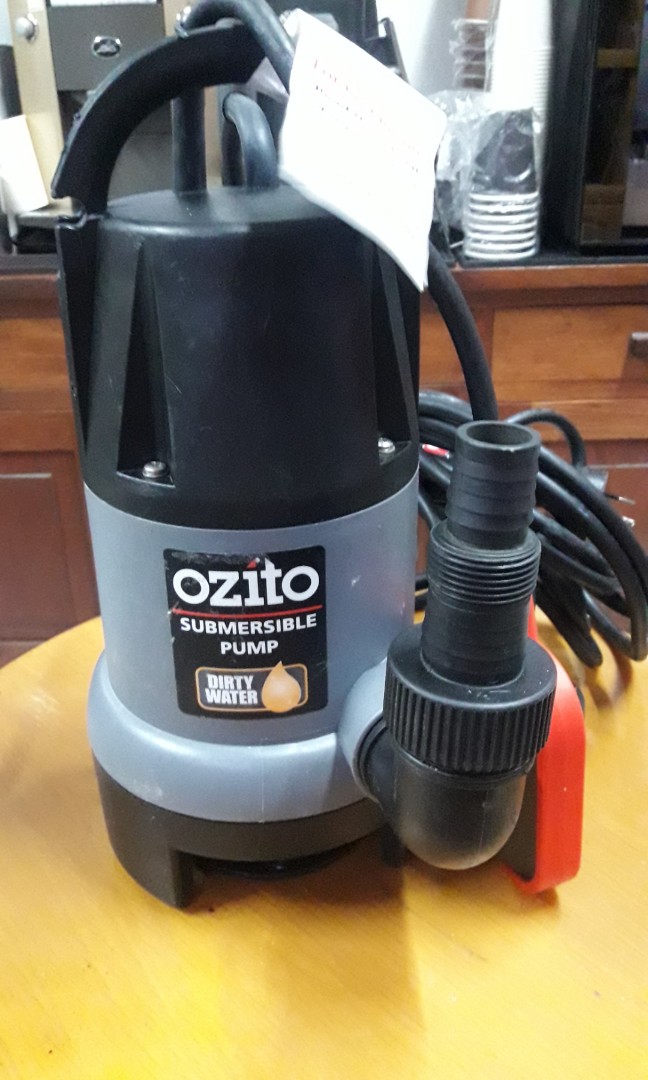 Ozito Dirty Water Submersible Pump, Furniture & Home Living, Cleaning