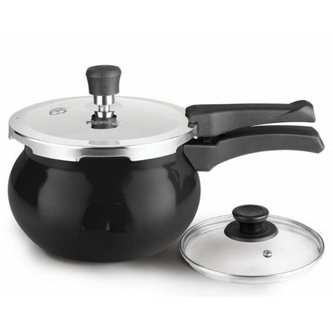 Pigeon Hard Anodised Induction Base Pressure Cooker 3 Litres Glass Stainless Steel Lid TV Home Appliances Kitchen Appliances Cookers on Carousell