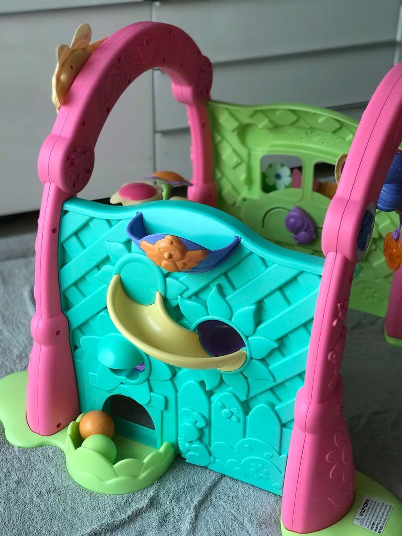 pink baby activity centre