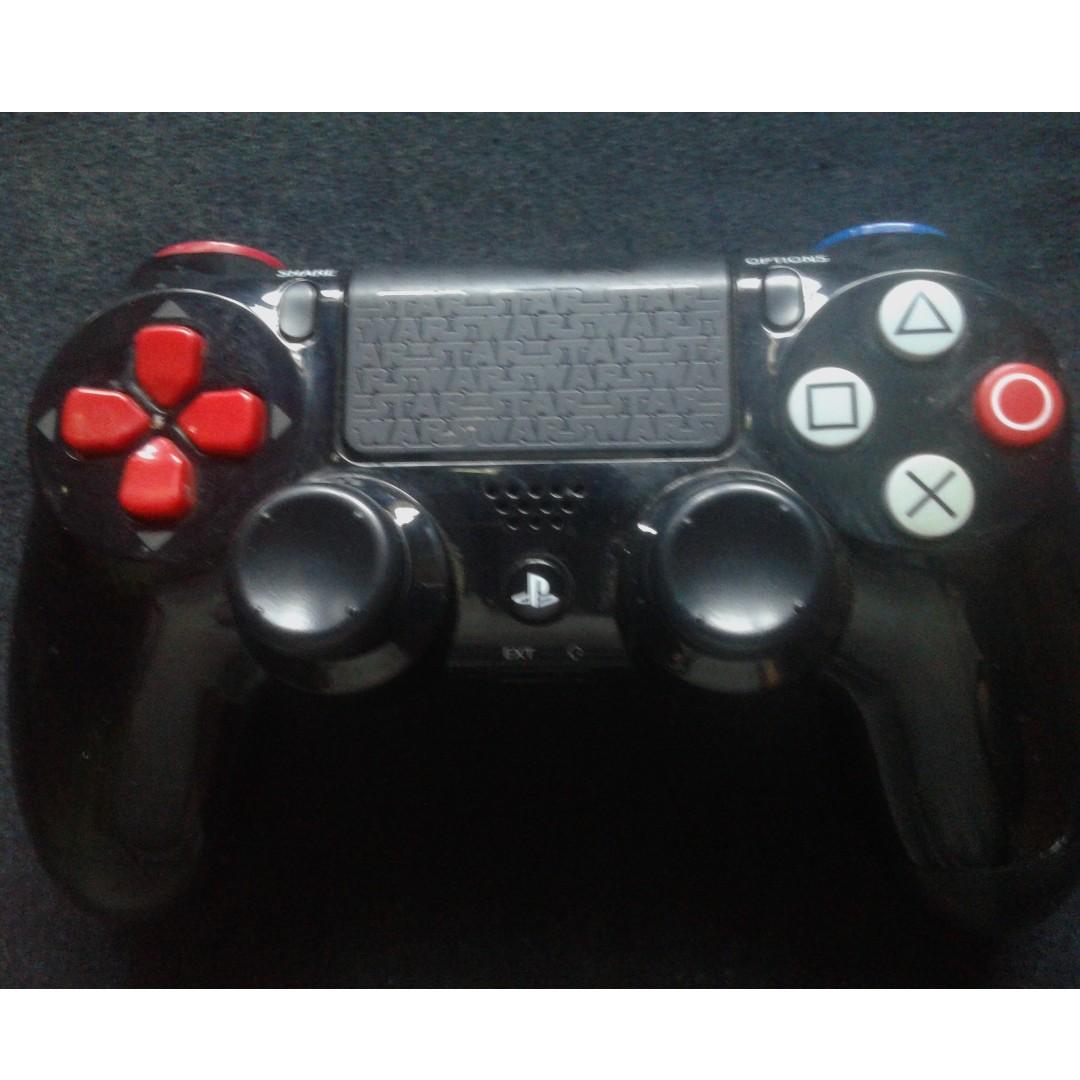 Playstation Ps4 Dualshock Star Wars Darth Vader Edition Controller For Sale Video Gaming Gaming Accessories On Carousell