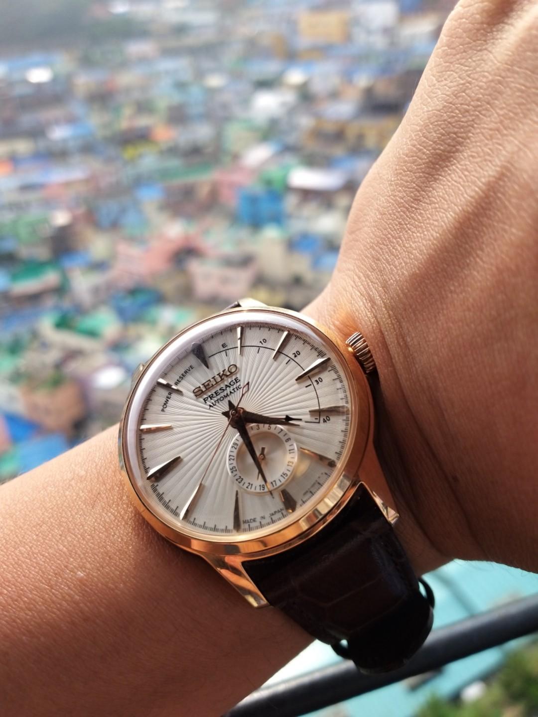 Seiko rose gold sales presage
