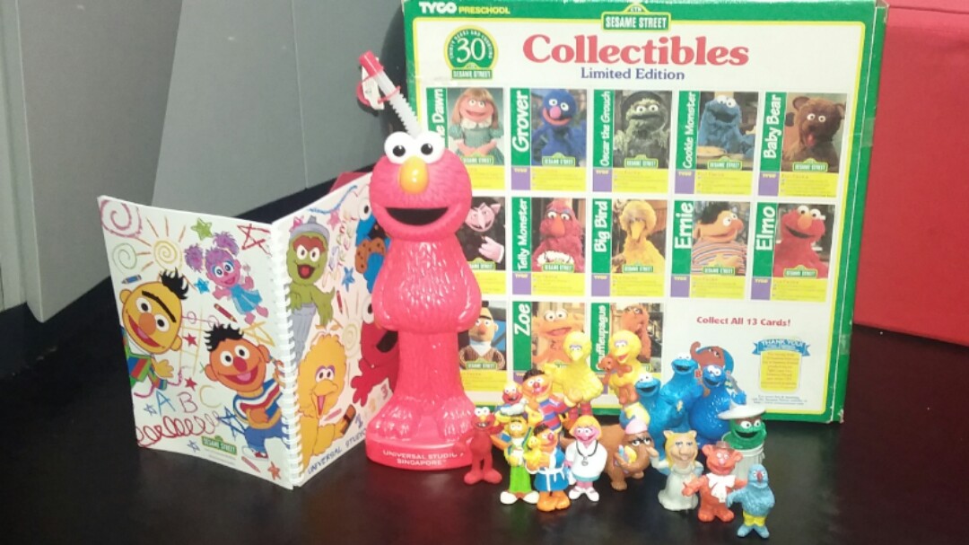 sesame street small plastic figures