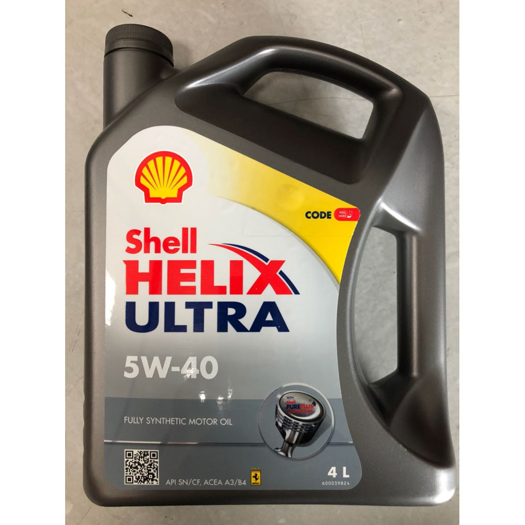 Shell Helix Ultra Engine Oil 5w40 Fully Synthetic Motor Oil 4 Litre 4l 5w 40 Car Accessories Accessories On Carousell
