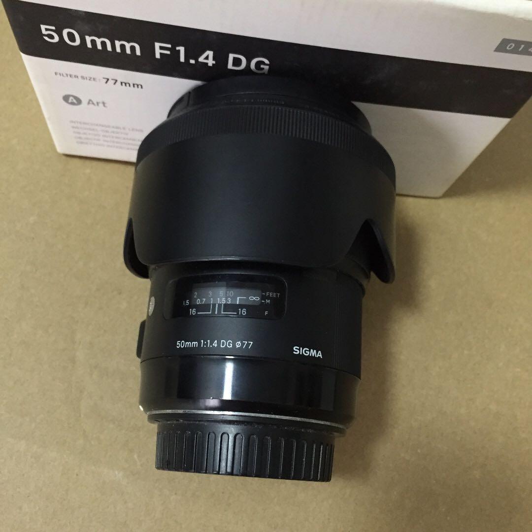 Sigma 50mm F1 4 Art Dg Hsm Lens For Canon Mount Photography Lenses On Carousell
