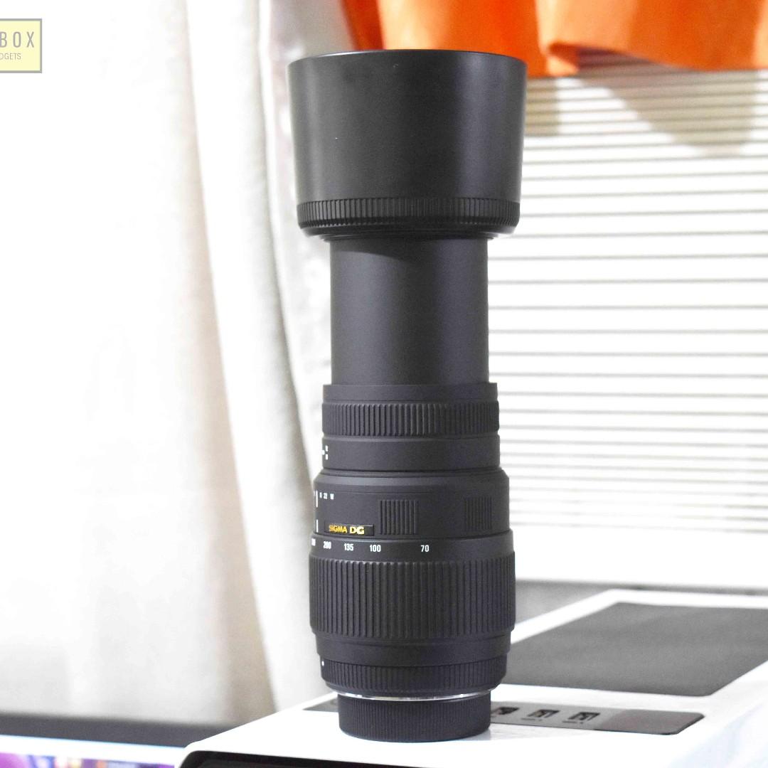 Sigma 70 300mm F 4 5 6 Dg Macro Lens For Nikon Photography On Carousell