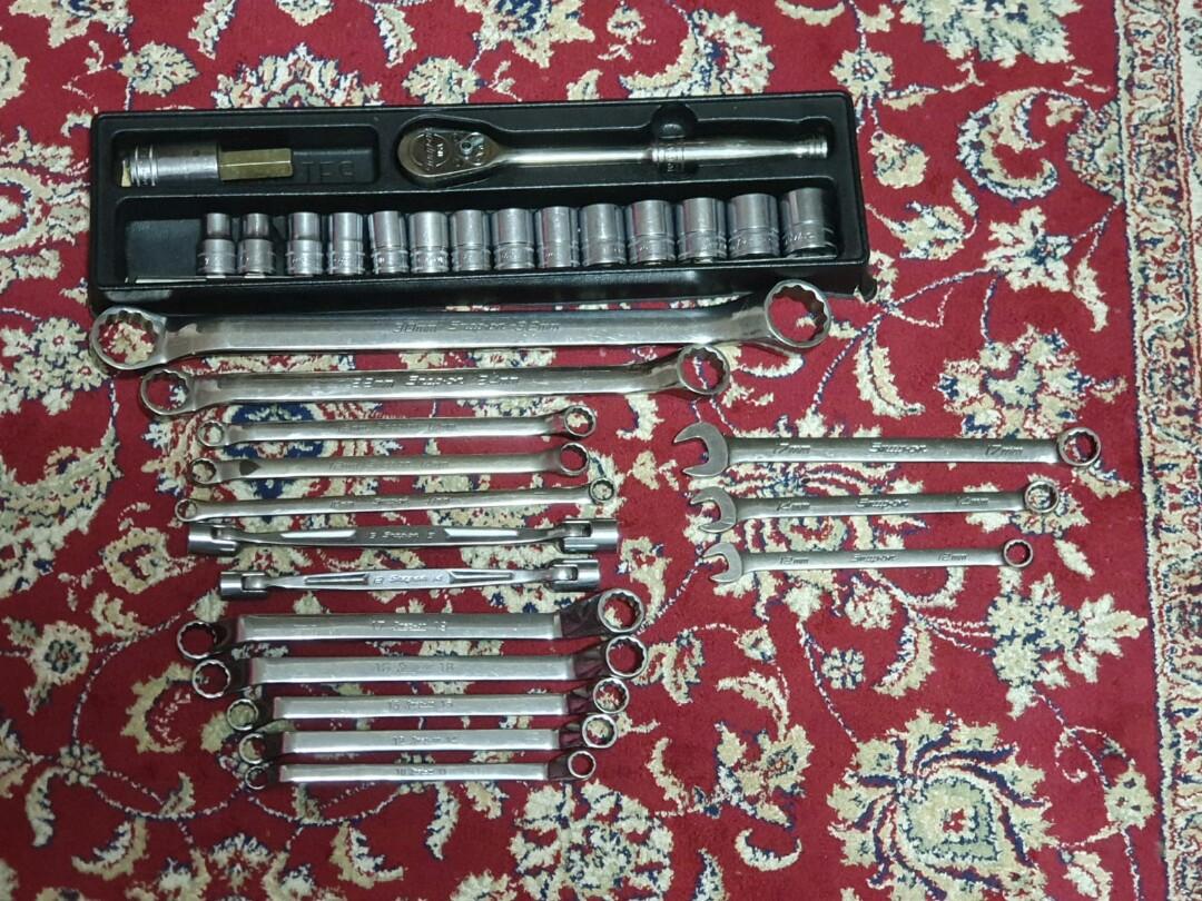 SnapOn Ratchet Wrench Spana Set, Everything Else on Carousell