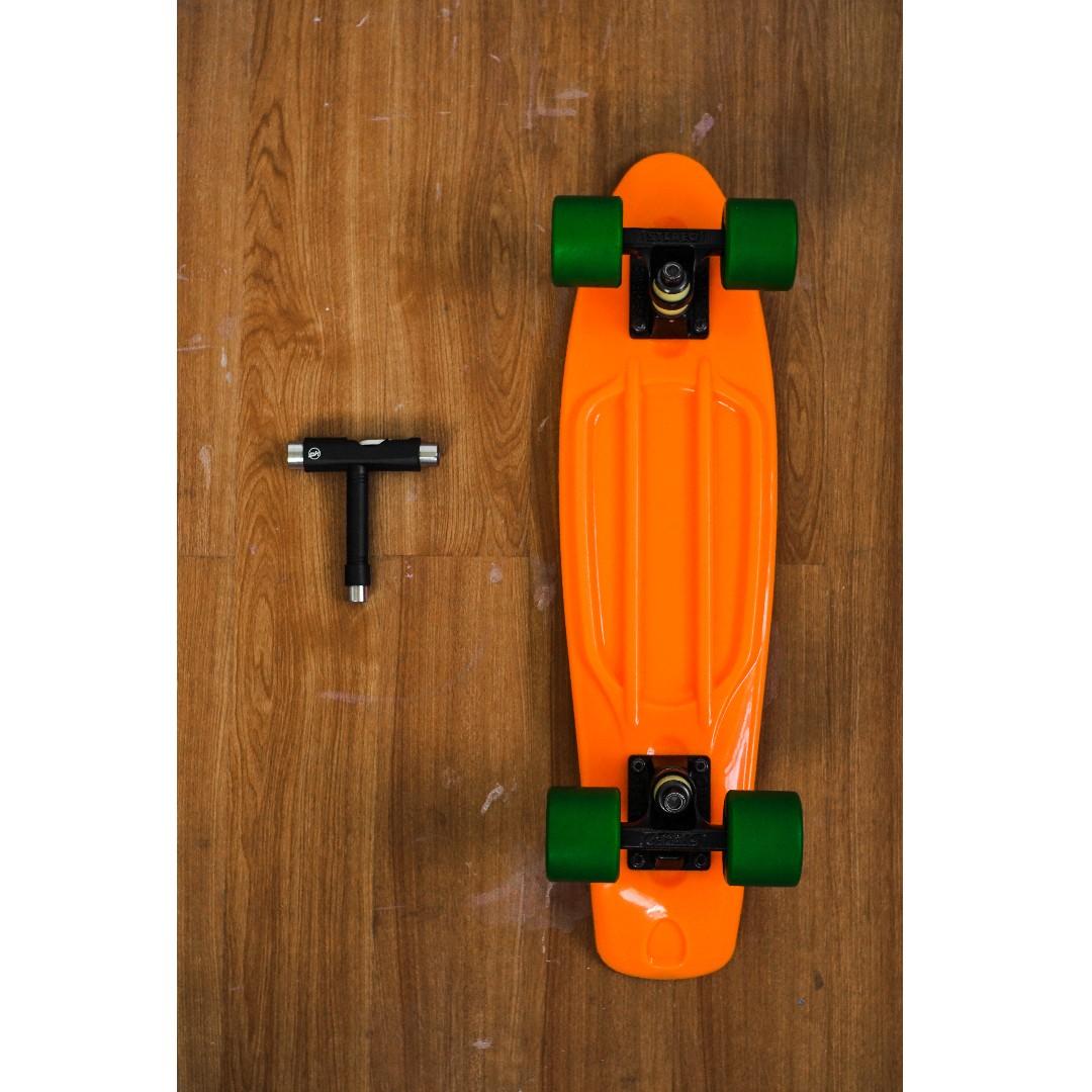 Stereo Vinyl Cruiserboard Skateboard Penny Board With Bigh T Tool Kit Sports Scooters Skateboards Skates On Carousell