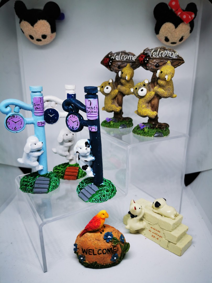 Terrarium figurines/decorations, Furniture & Home Living, Home Decor