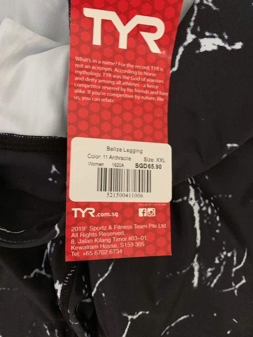 Leggings Donna TYR Vita Alta – Modello Joule Elite – Con Tasche, Tessuto Anti-Pilling – Lunghezza 7/8