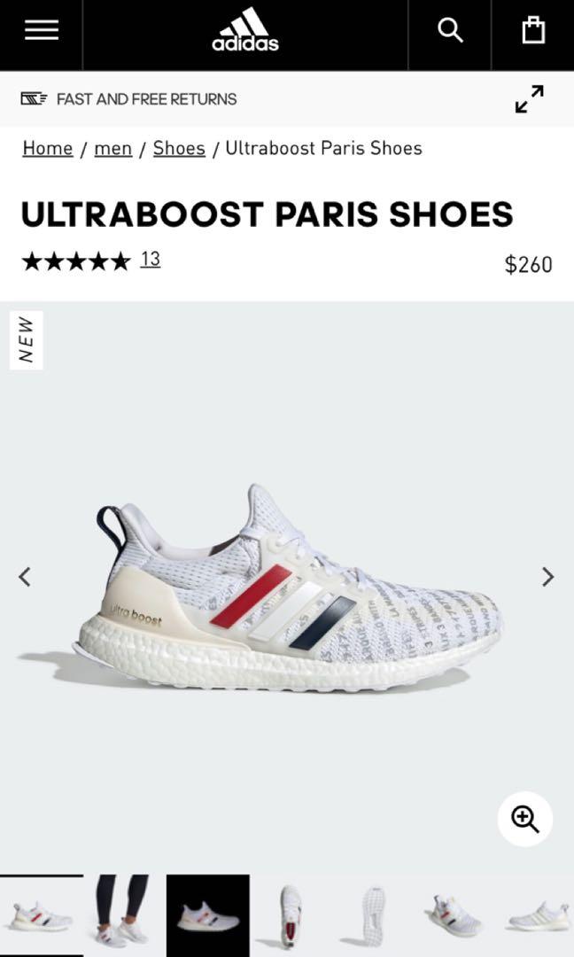 Ultra boost paris edition hot sale