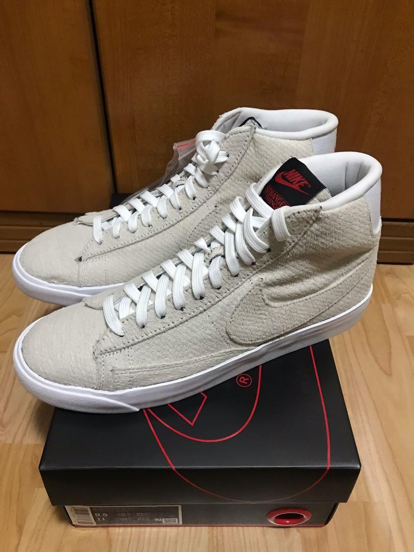 US9.5] Nike X Stranger Things Blazer Mid, Men's Fashion, Footwear, Sneakers  on Carousell