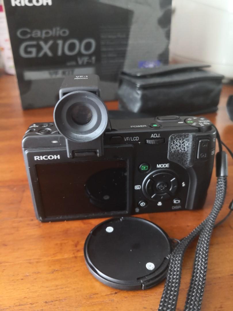 Used Ricoh Caplio GX100 with VF kit, Photography, Cameras on Carousell
