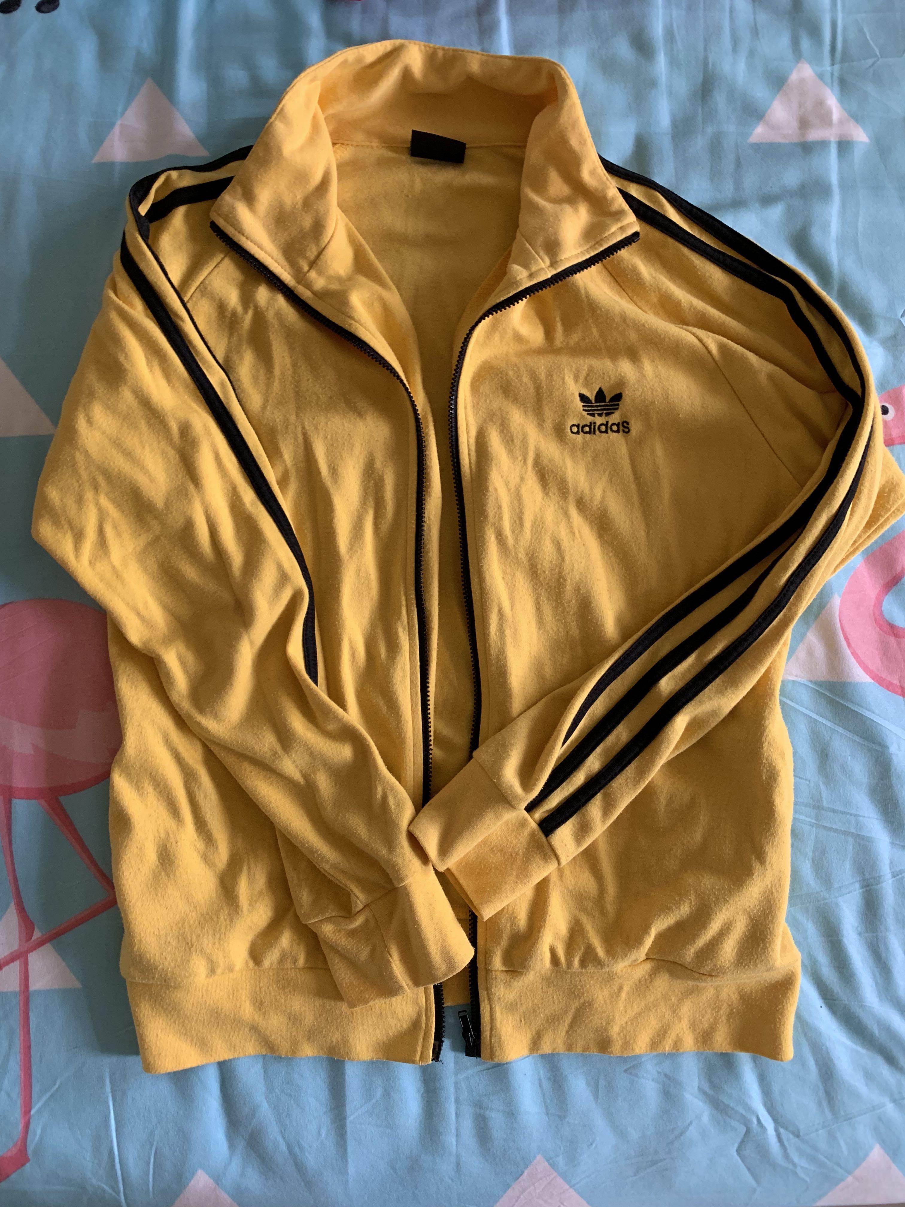 adidas yellow jacket women's