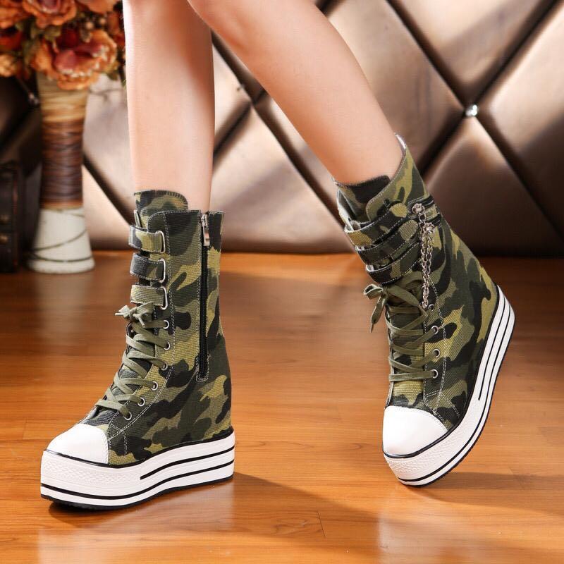 women's camouflage sneakers
