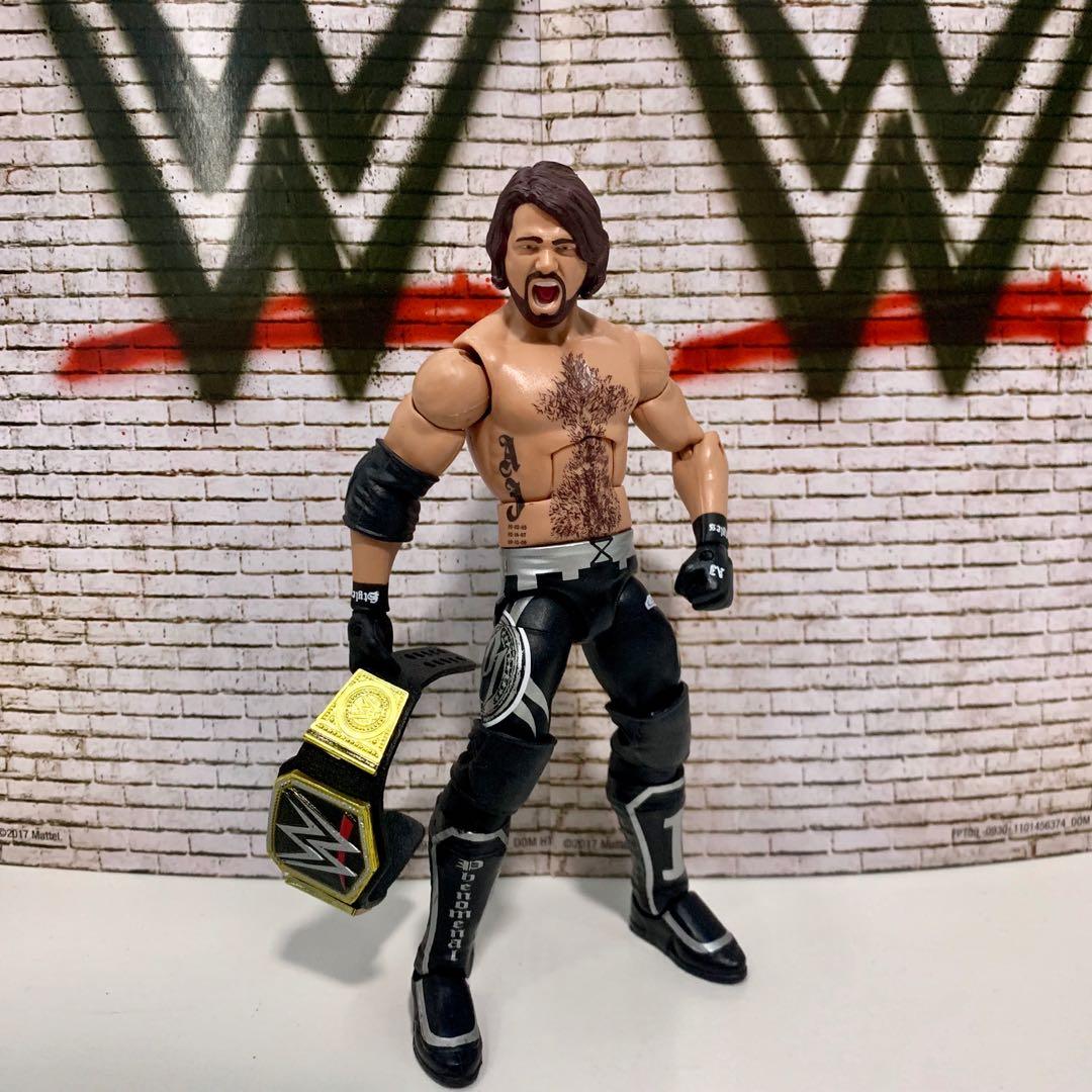 WWE Mattel AJ Styles Series 97 figure loose