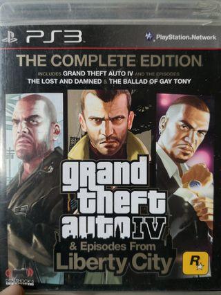 PS3 Grand Theft Auto IV & GTA V