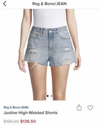 Rag & Bone Jean Shorts