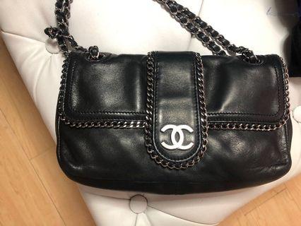 Auth RARE Chanel Madison Lambskin chain bag