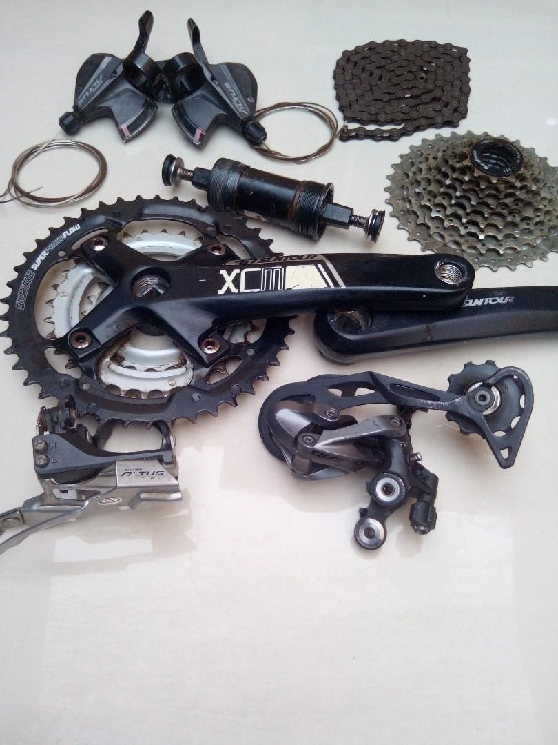 9 speed mountain bike groupset