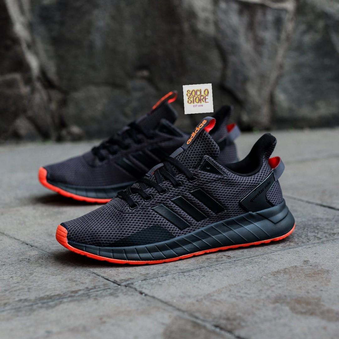 Adidas questar ride all black shop