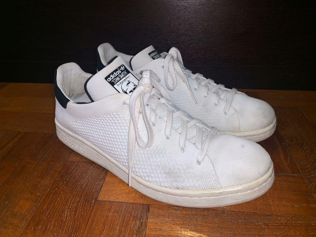 stan smith primeknit white black