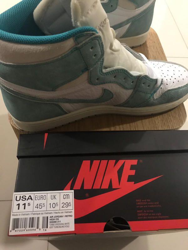 Air jordan 1 turbo green, Men's Fashion, Footwear, Sneakers on ...