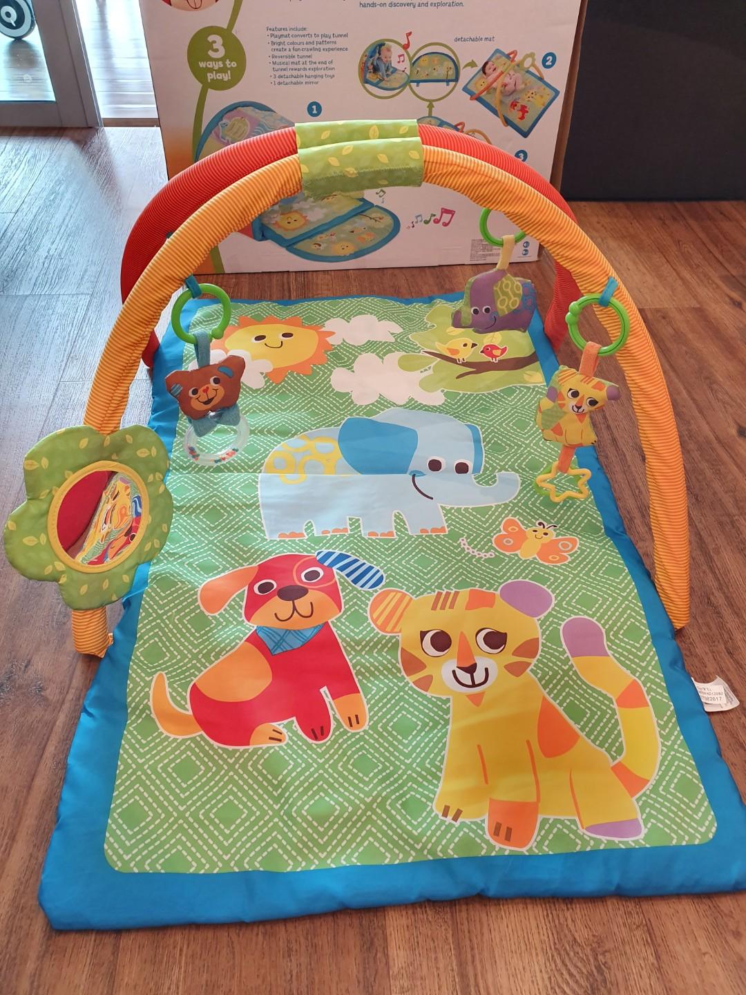 Baby Playwat Tunnel Bru Musical Mat Discovery Tunnel Babies