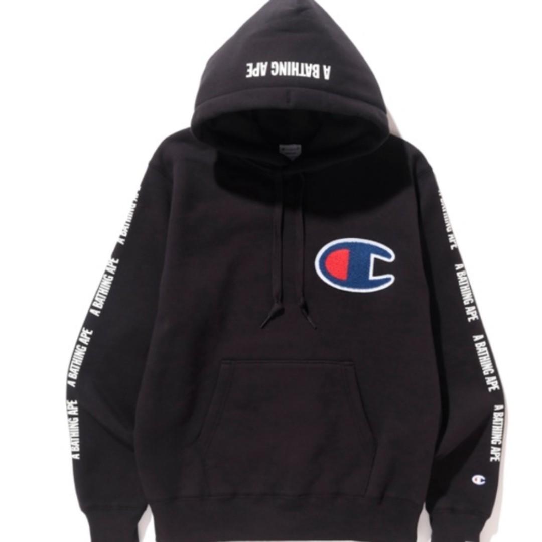 bape x champion jacket