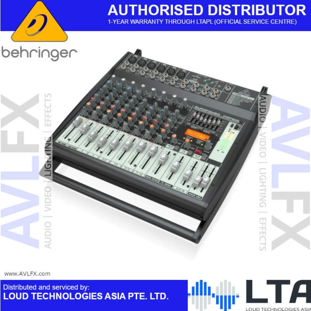 Behringer Europower PMP500 500Watt 12Channel Powered Mixer, Audio