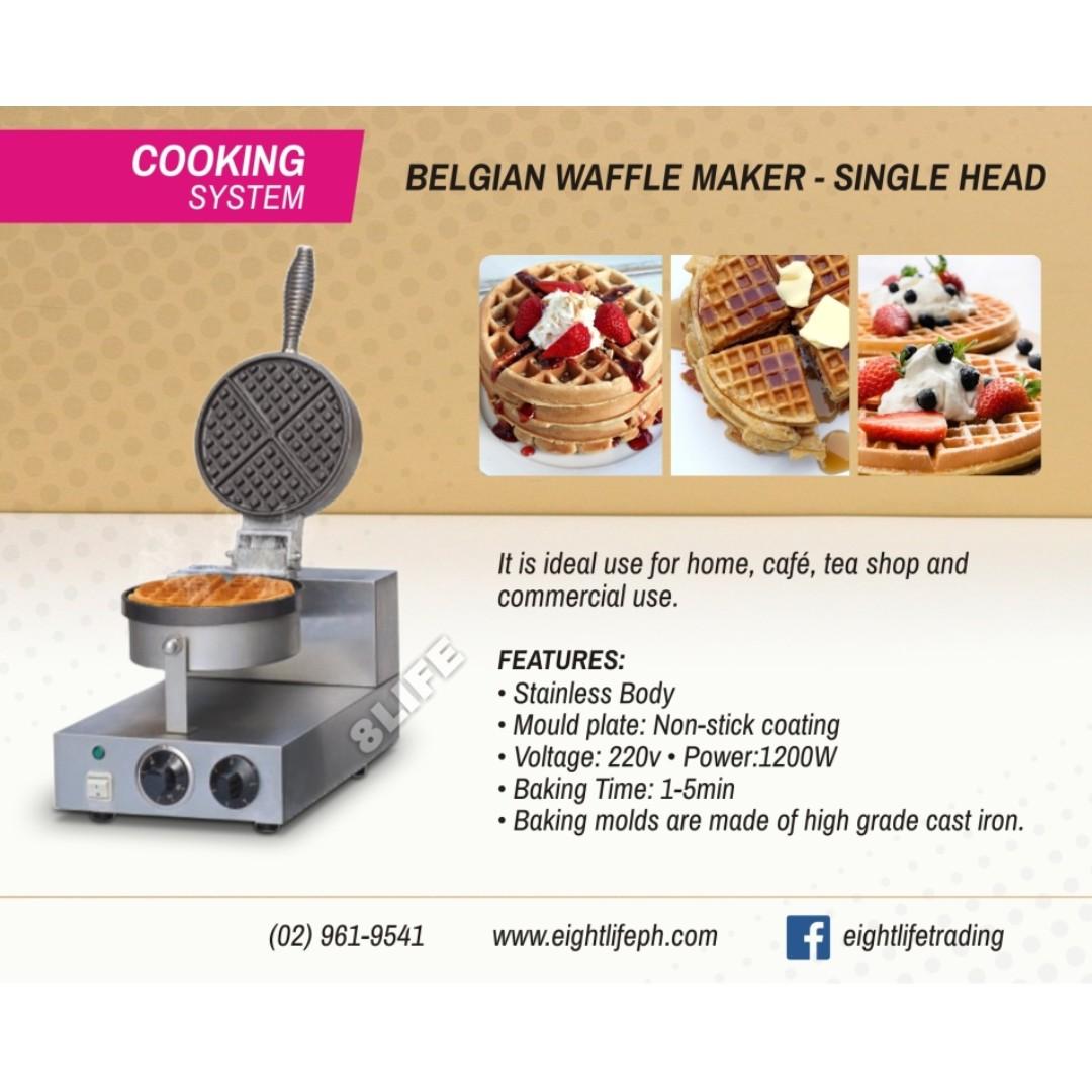 Belgian Waffle Maker Commercial Pancake Waffle Baker (Category: Other Kitchen Appliances) located in Valenzuela. Submitted by eightlife_equipment (Listing ID 245687522, Image 2). Description: FREE stainless steel waffle DISPENSER worth P500 (while supply lasts) OTHER AVAILABLE PRODUCTS: • Crepe Maker • Bread Toaster • Hotdog Waffle Maker • Panini Contact Grill • Takoyaki Maker • Egg Waffle Maker • Dougnut Waffle maker • Waffle dispenser / Stainle