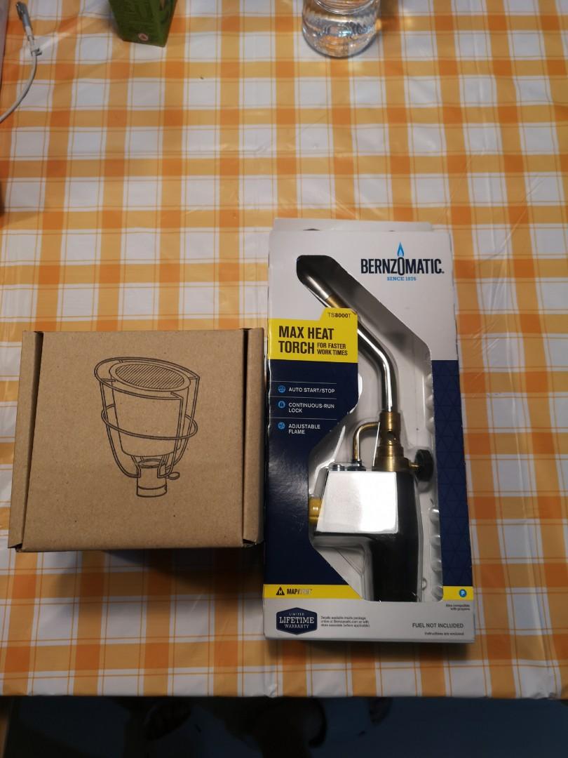 Bernzomatic TS8000 Plus Searzall Torch Attachment, TV & Home Appliances