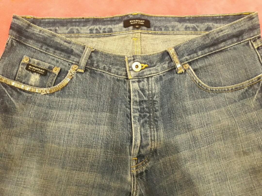 Burberry jeans denim maong pants Men s Fashion Bottoms Jeans on