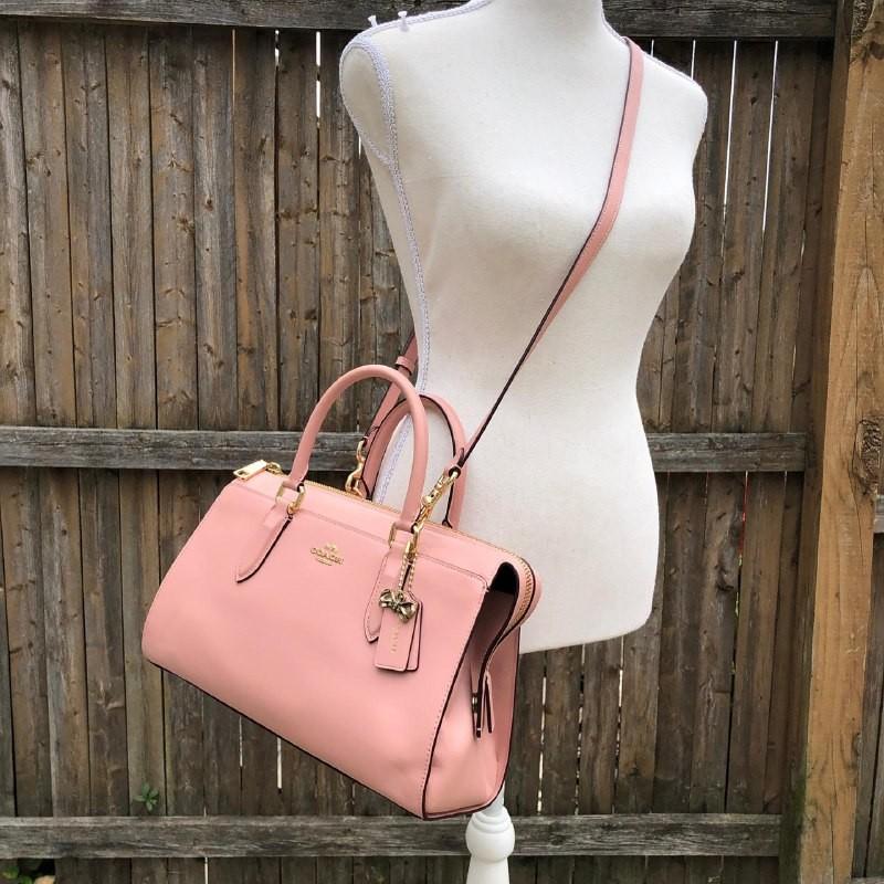 Coach selena bond deals bag pink
