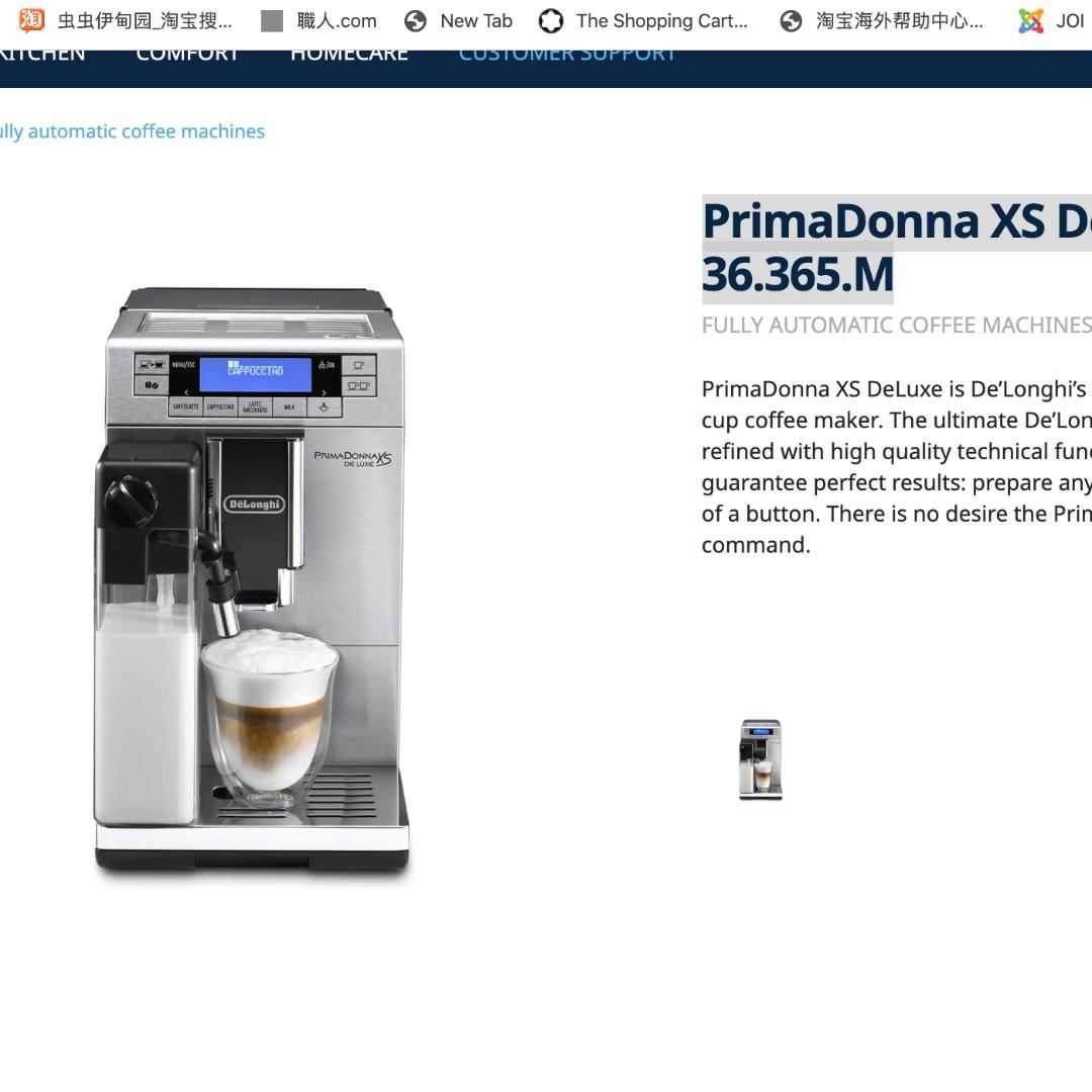 Delonghi Primadonna Xs Deluxe On Carousell
