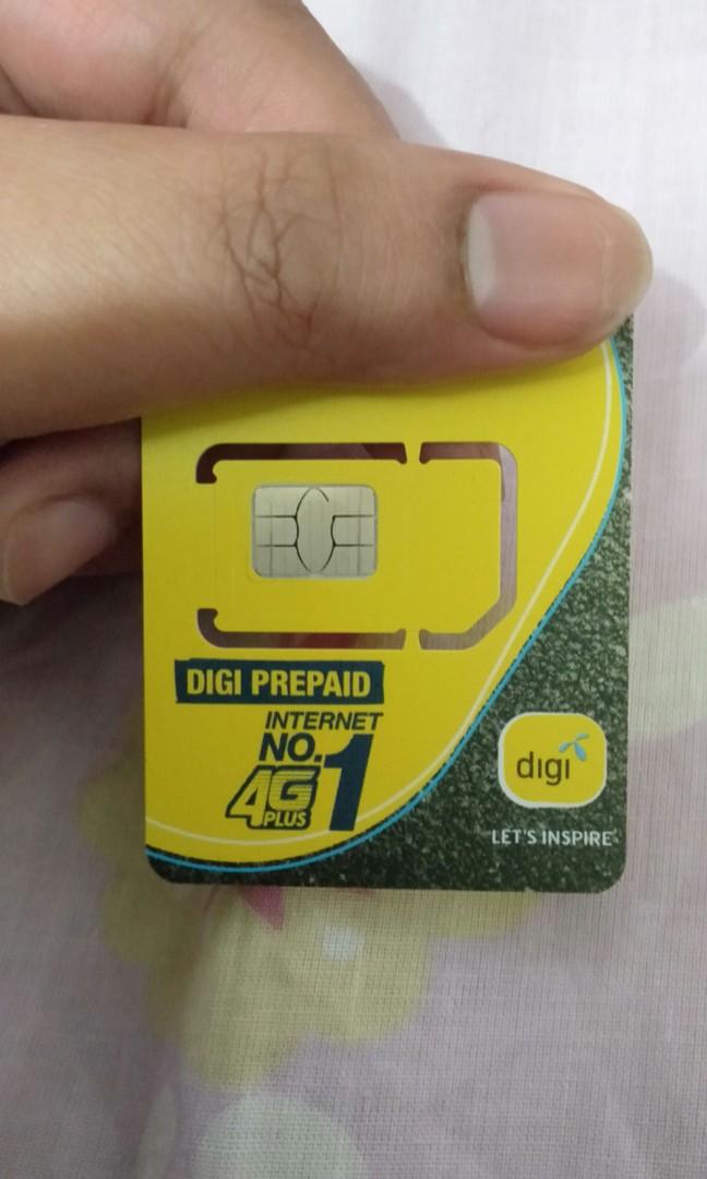 Digi 4g Prepaid Sim Card Men S Fashion Watches Accessories Wallets Card Holders On Carousell