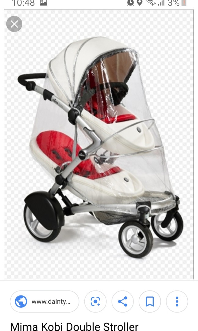 mima twin stroller
