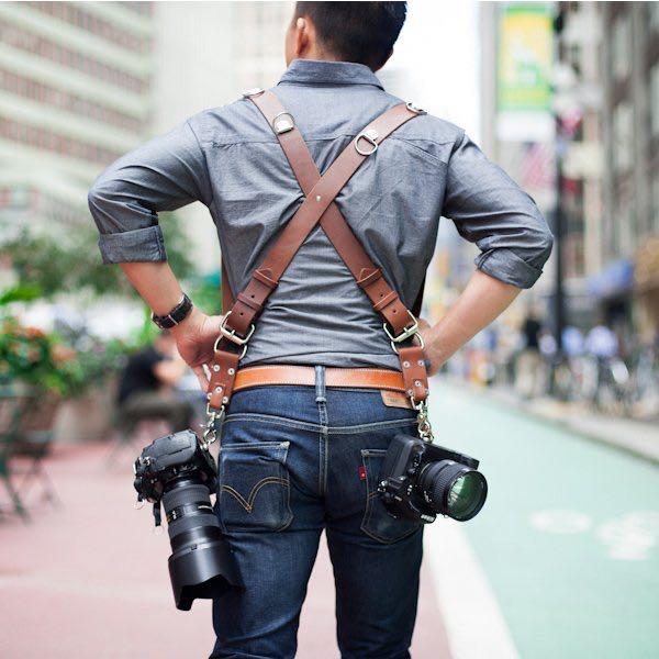 Dual Camera Strap Leather Photography Camera Accessories Others On Carousell
