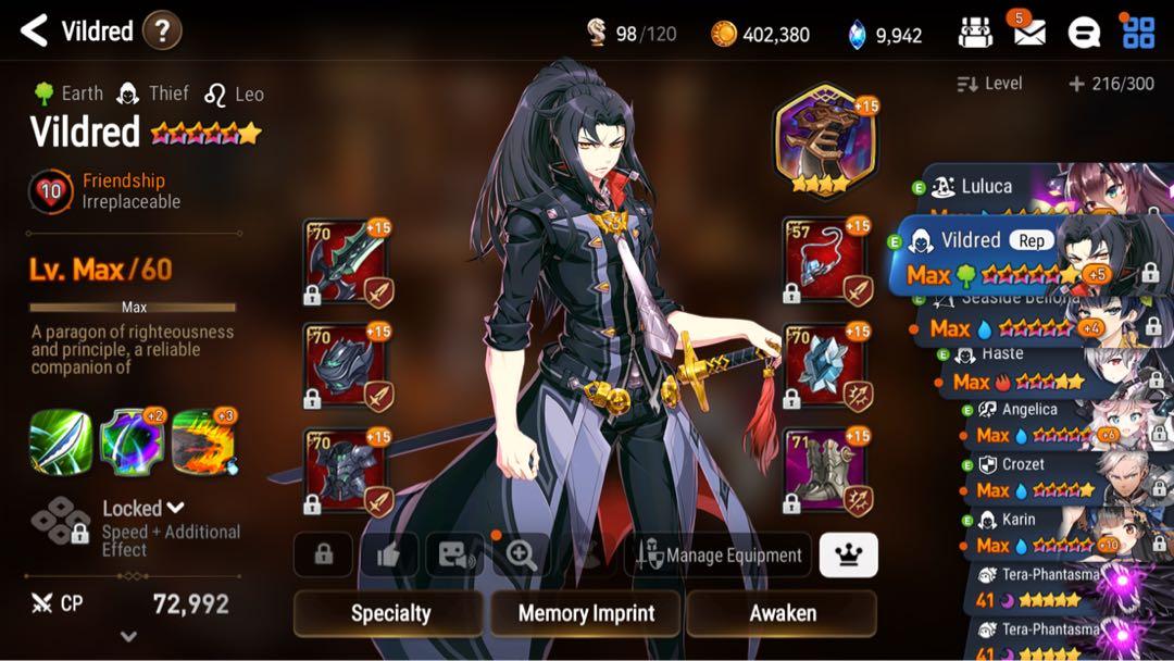 Epic Seven Ss Bellona 190k Cp Toys Games Video Gaming Video Games On Carousell