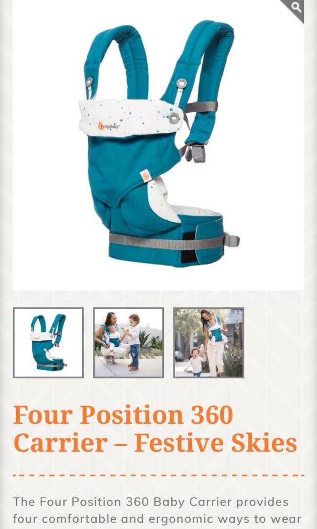 ergo 360 carrier, Babies & Kids, Going Out, Carriers & Slings on Carousell
