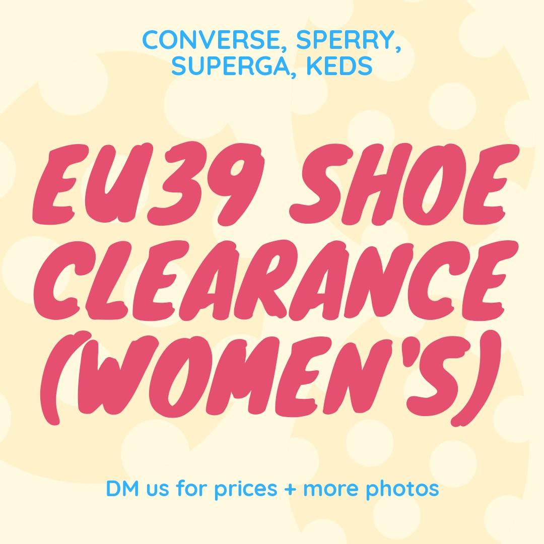 EU39 Shoe Clearance sale!, Women's Fashion, Footwear, Sneakers on Carousell