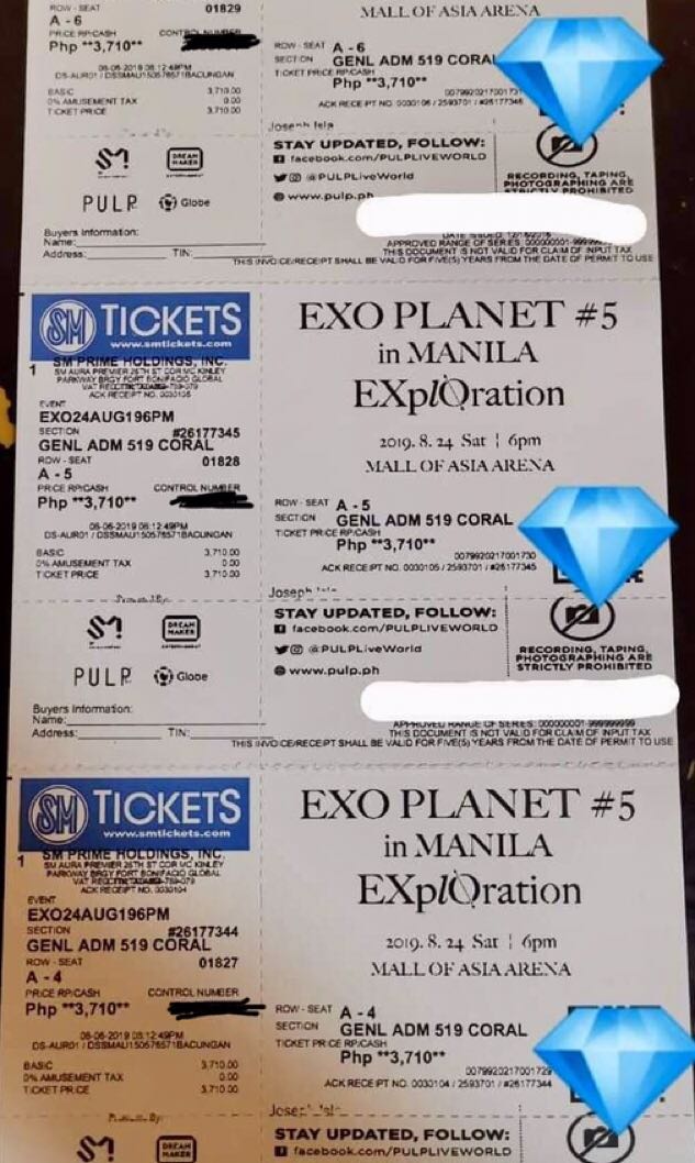 Exo Planet 5 In Manila Tickets Vouchers Event Tickets On Carousell