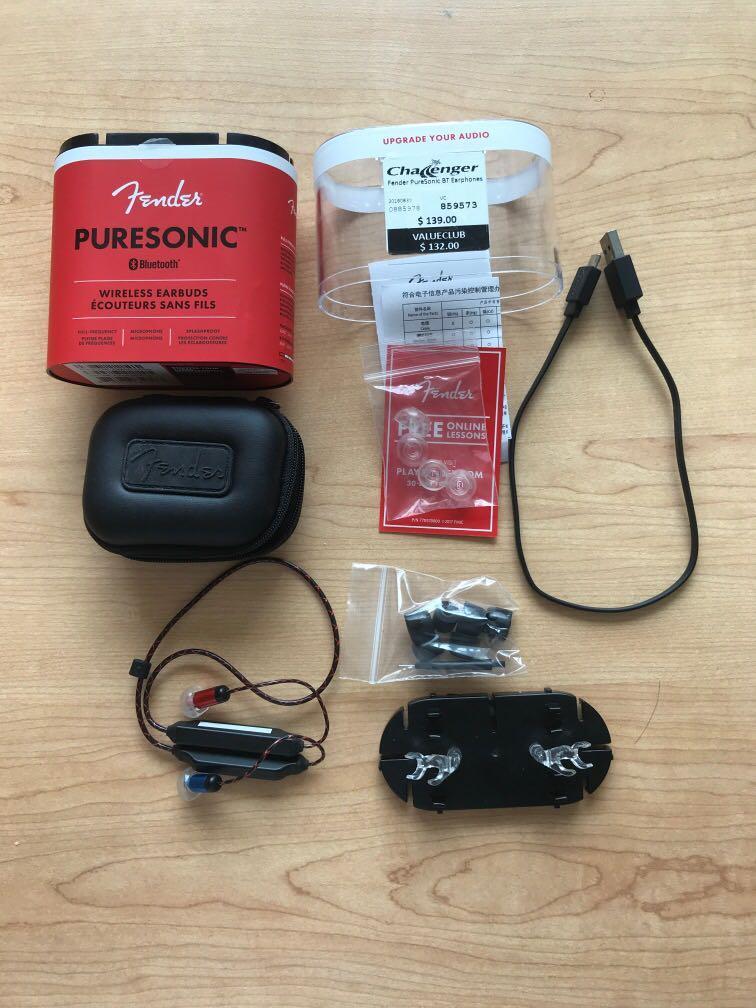 Fender puresonic wireless earphones Audio Earphones on Carousell