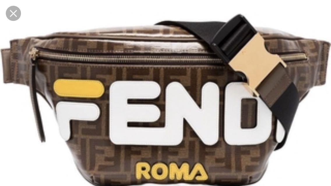 Fendi mania logo fanny pack online