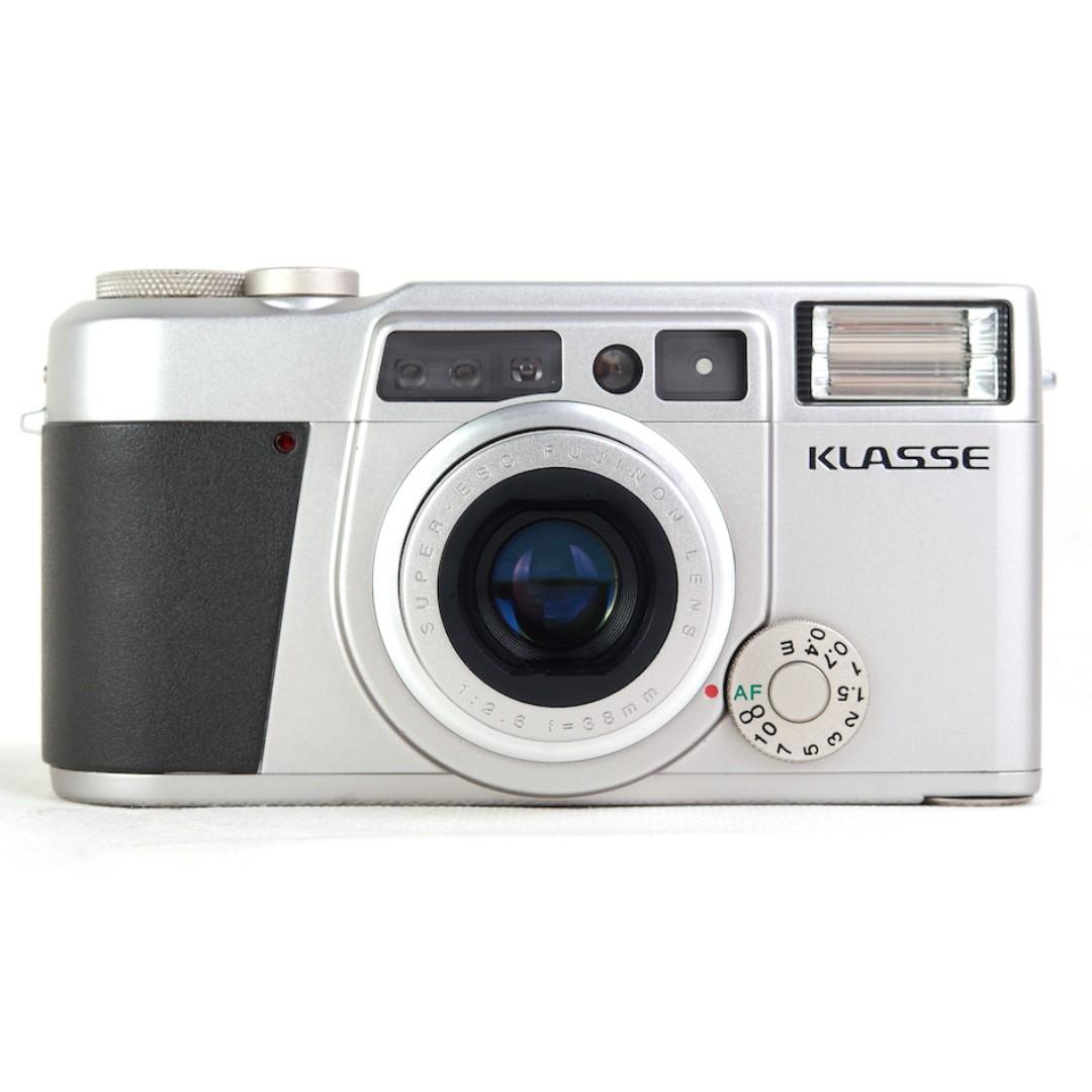 美品】Fujifilm/富士Klasse 銀色帶38/2.6鏡頭精品旁軸相機帶展示盒