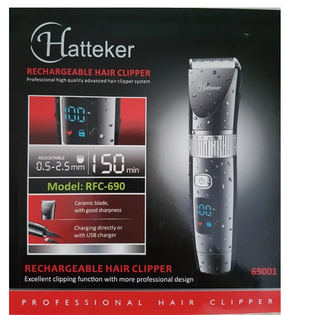 hatteker professional hair clipper cordless clippers hair