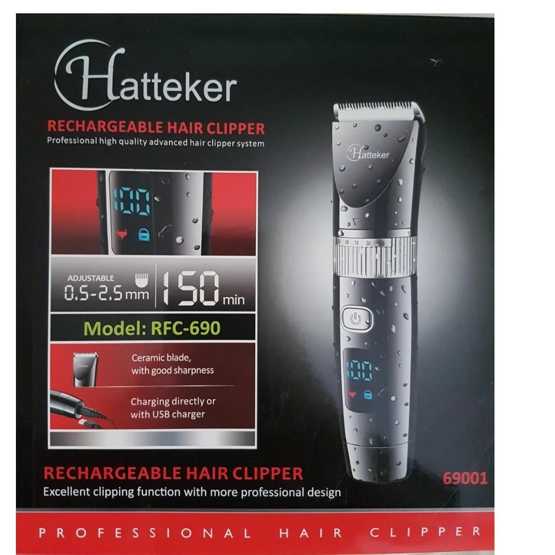 hatteker professional hair clipper cordless clippers hair trimmer